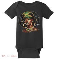 Women Jamaica Clothes Jamaica Flag Baby Bodysuit thumb 0