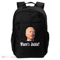 Where's Jackie? Funny AntiBiden Backpack thumb 0