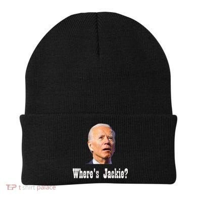 Where's Jackie? Funny AntiBiden Beanie