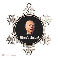Where's Jackie? Funny AntiBiden Ornament thumb 0