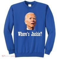 Where's Jackie? Funny AntiBiden Sweatshirt thumb 0