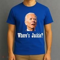 Where's Jackie? Funny AntiBiden T-Shirt thumb 3