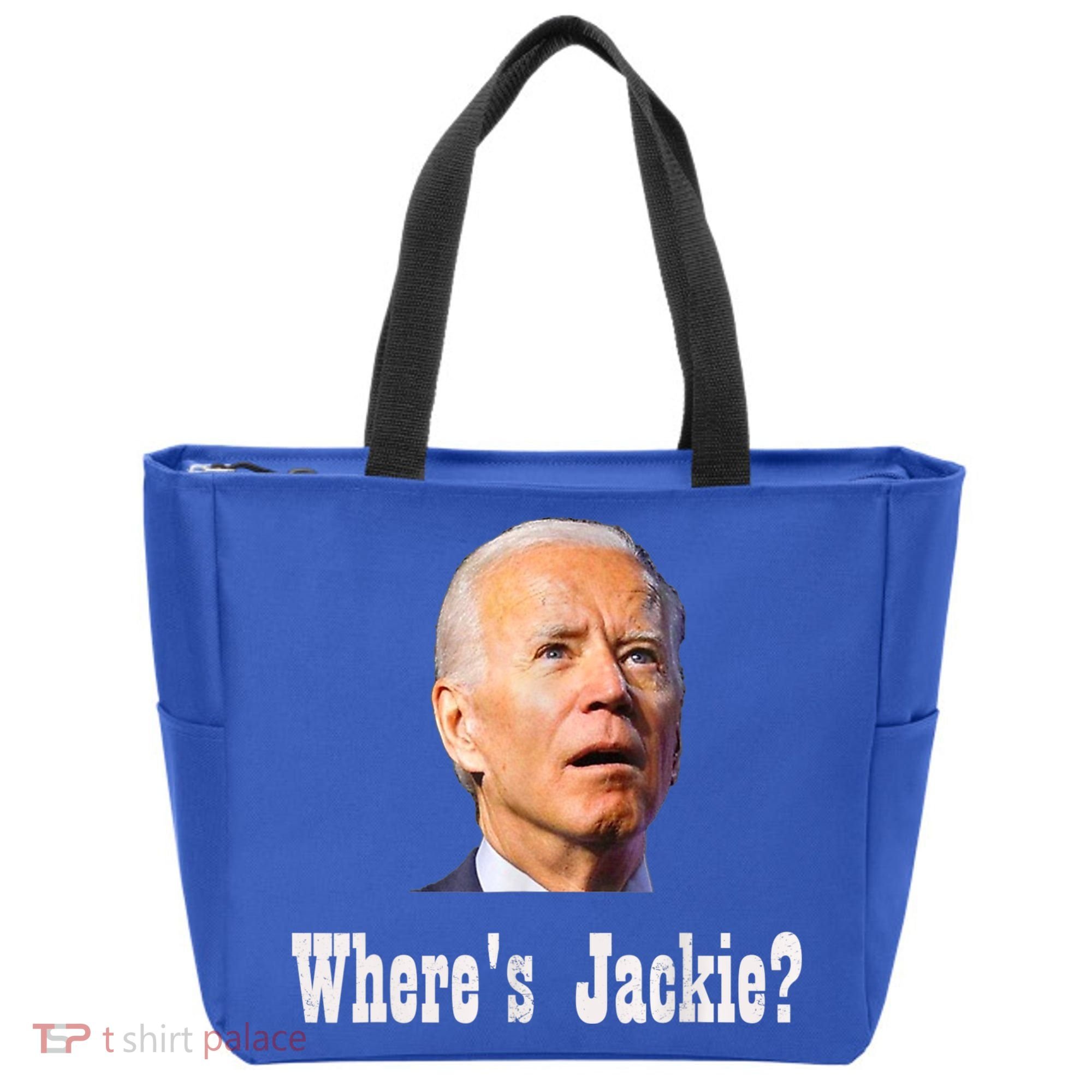 Where's Jackie? Funny AntiBiden Tote Bag
