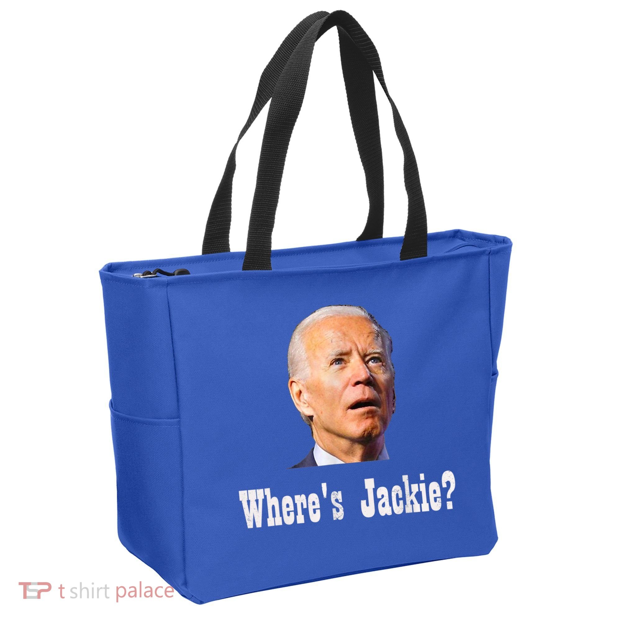 Where's Jackie? Funny AntiBiden Tote Bag