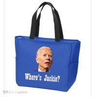 Where's Jackie? Funny AntiBiden Tote Bag thumb 3