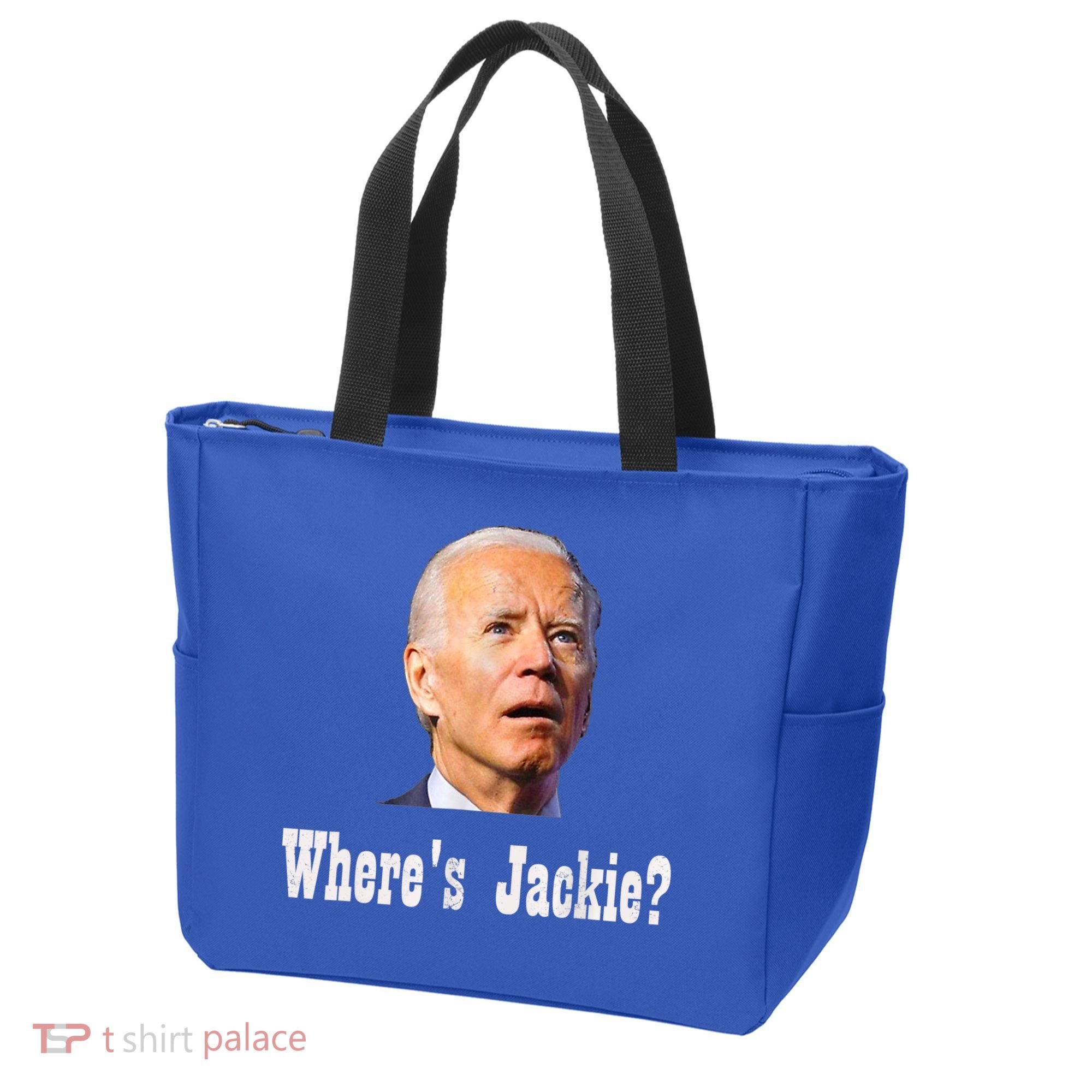 Where's Jackie? Funny AntiBiden Tote Bag