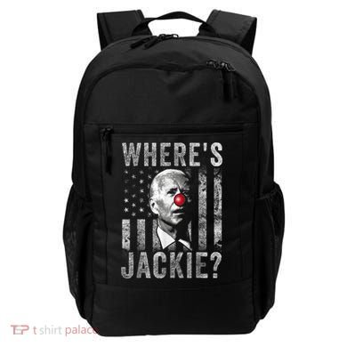 Where's Jackie Funny AntiBiden Backpack