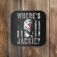 Where's Jackie Funny AntiBiden Coaster thumb 0