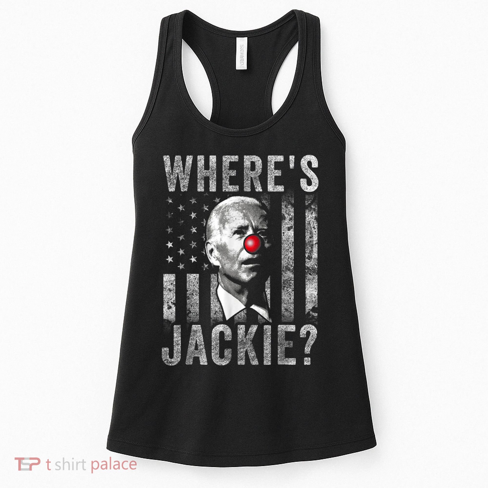 Where's Jackie Funny AntiBiden Women's Tank Top