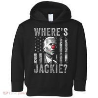 Where's Jackie Funny AntiBiden Toddler Hoodie thumb 0