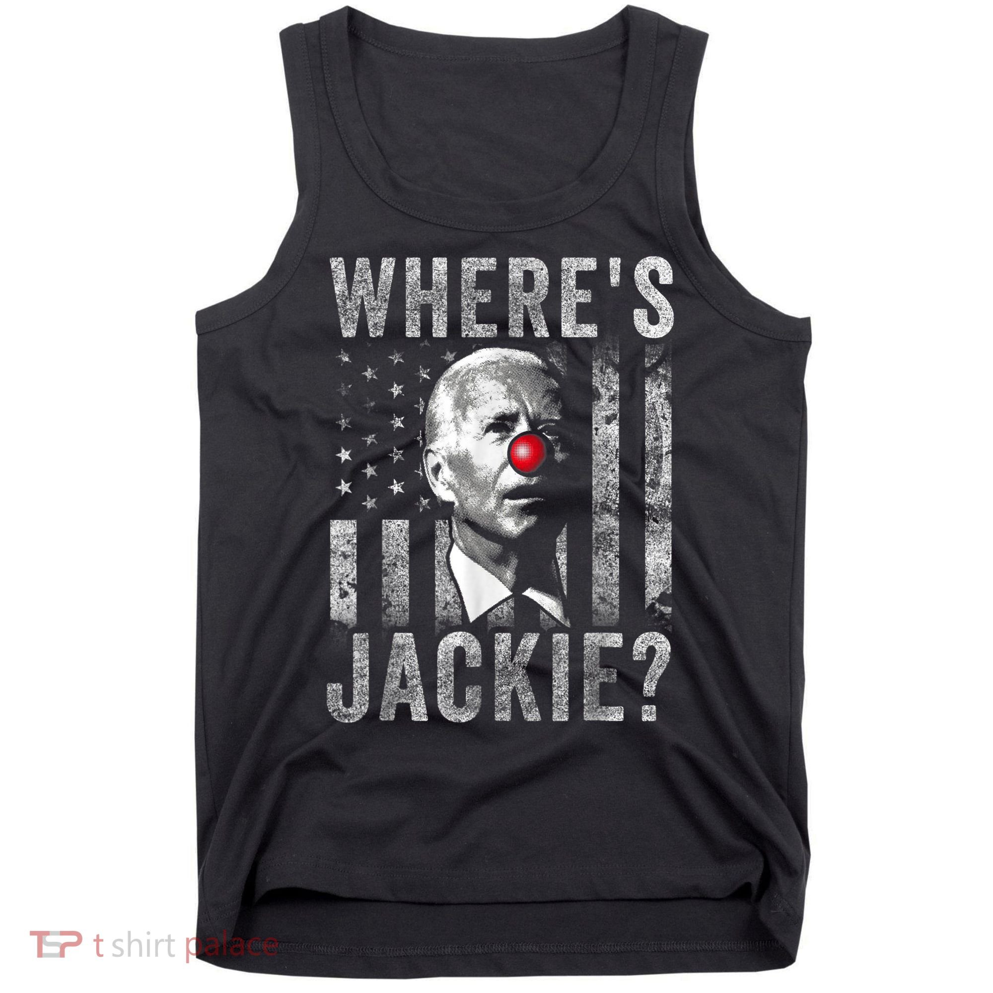 Where's Jackie Funny AntiBiden Tank Top