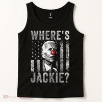 Where's Jackie Funny AntiBiden Tank Top thumb 2