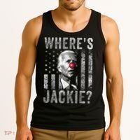 Where's Jackie Funny AntiBiden Tank Top thumb 3