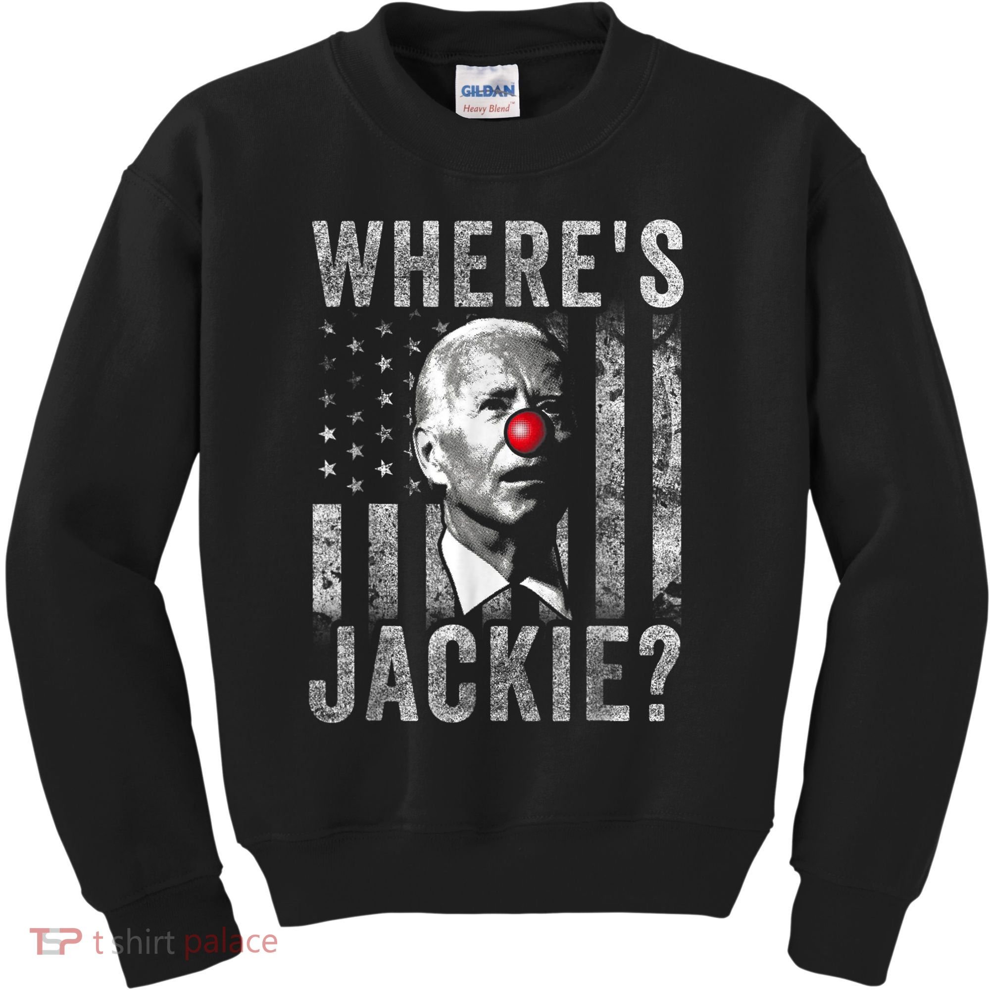 Where's Jackie Funny AntiBiden Kids Sweatshirt
