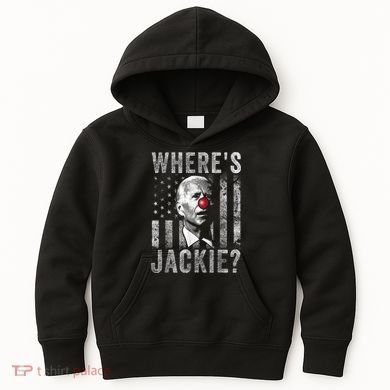Where's Jackie Funny AntiBiden Kids Hoodie