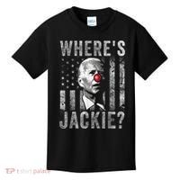 Where's Jackie Funny AntiBiden Kids T-Shirt thumb 0