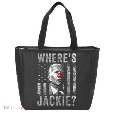 Where's Jackie Funny AntiBiden Tote Bag