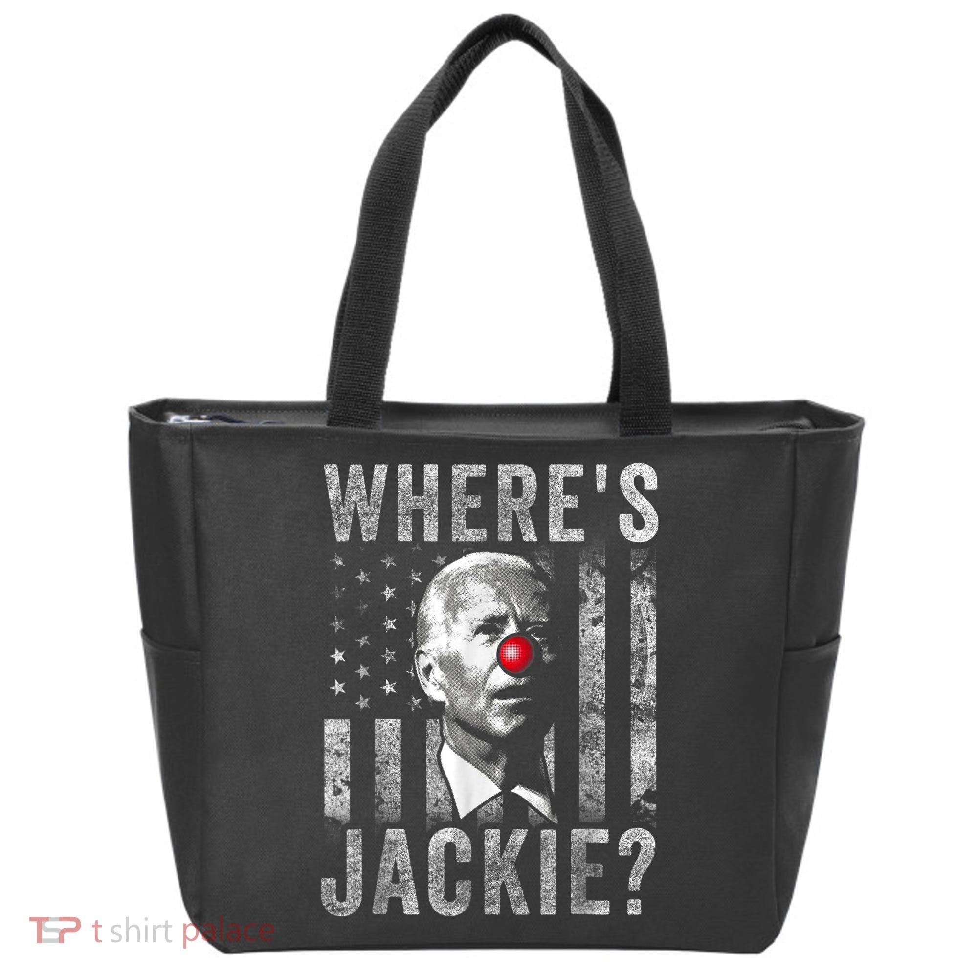 Where's Jackie Funny AntiBiden Tote Bag