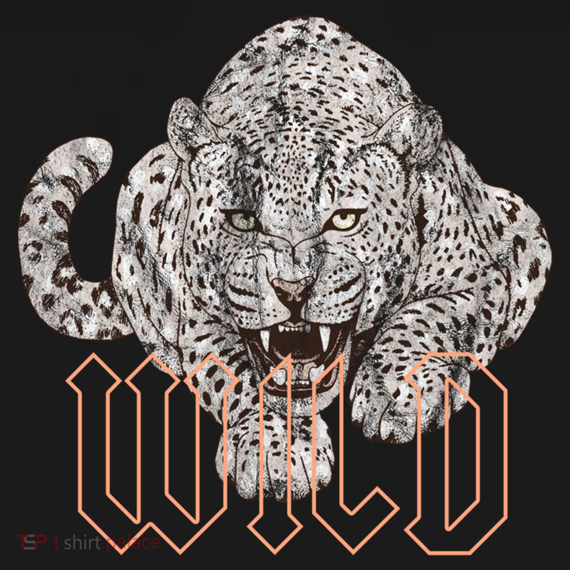 Wild Jaguar Leopard Cheetah Print Graphic Gift Ornament