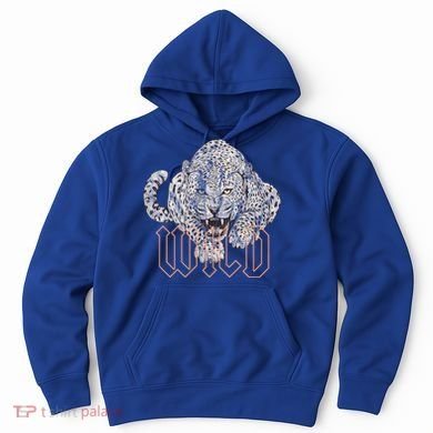 Wild Jaguar Leopard Cheetah Print Graphic Gift Hoodie