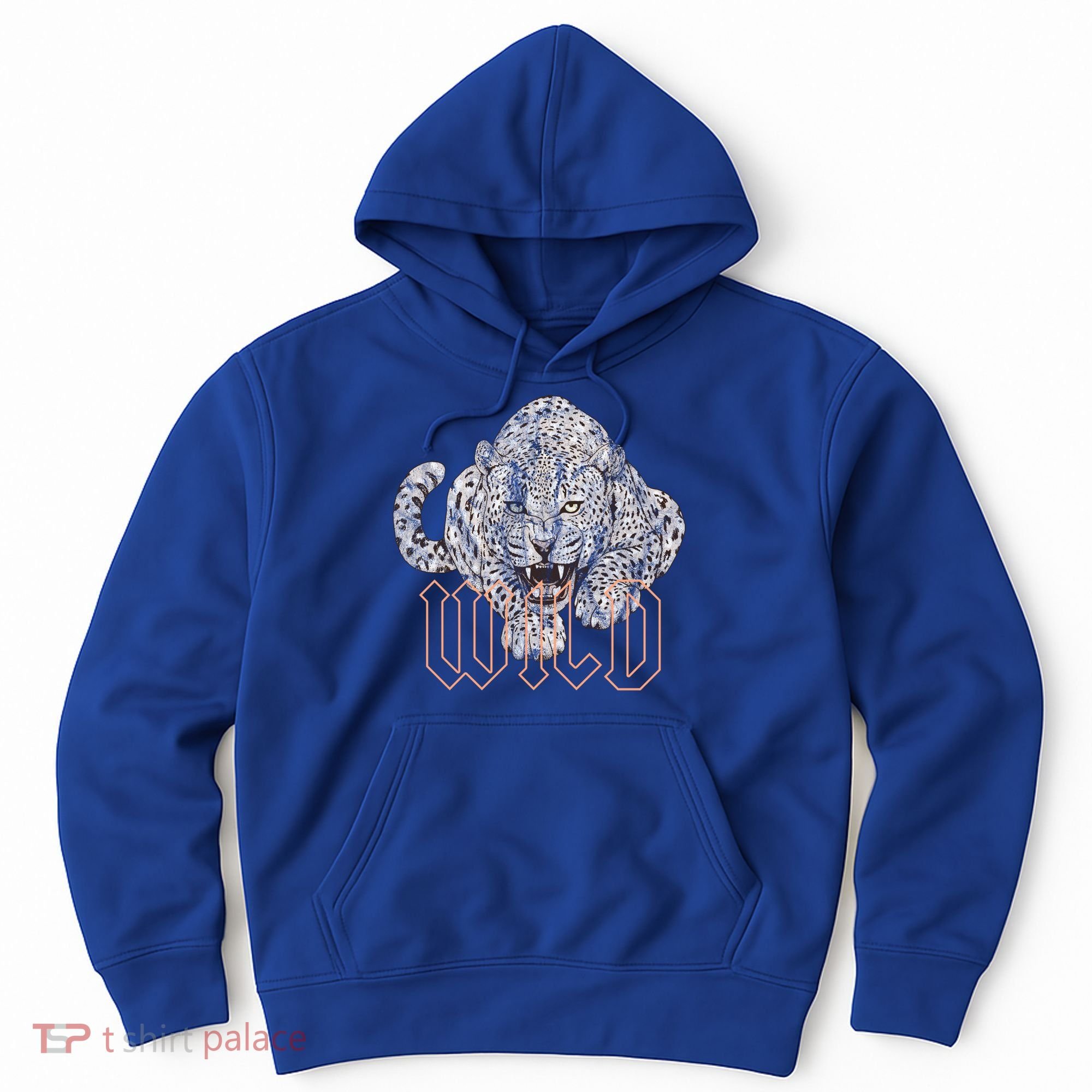 Wild Jaguar Leopard Cheetah Print Graphic Gift Hoodie