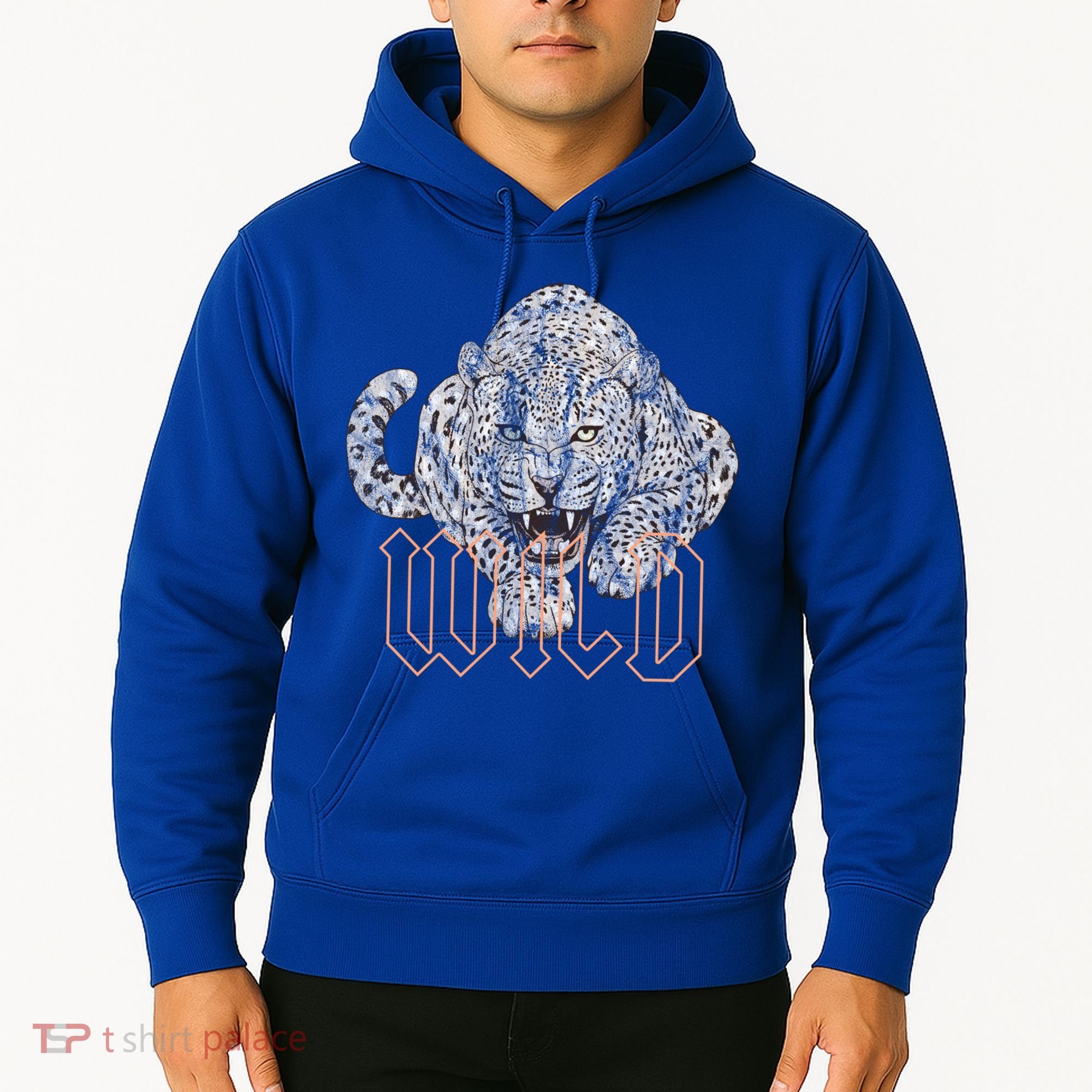 Wild Jaguar Leopard Cheetah Print Graphic Gift Hoodie