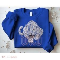 Wild Jaguar Leopard Cheetah Print Graphic Gift Sweatshirt thumb 2