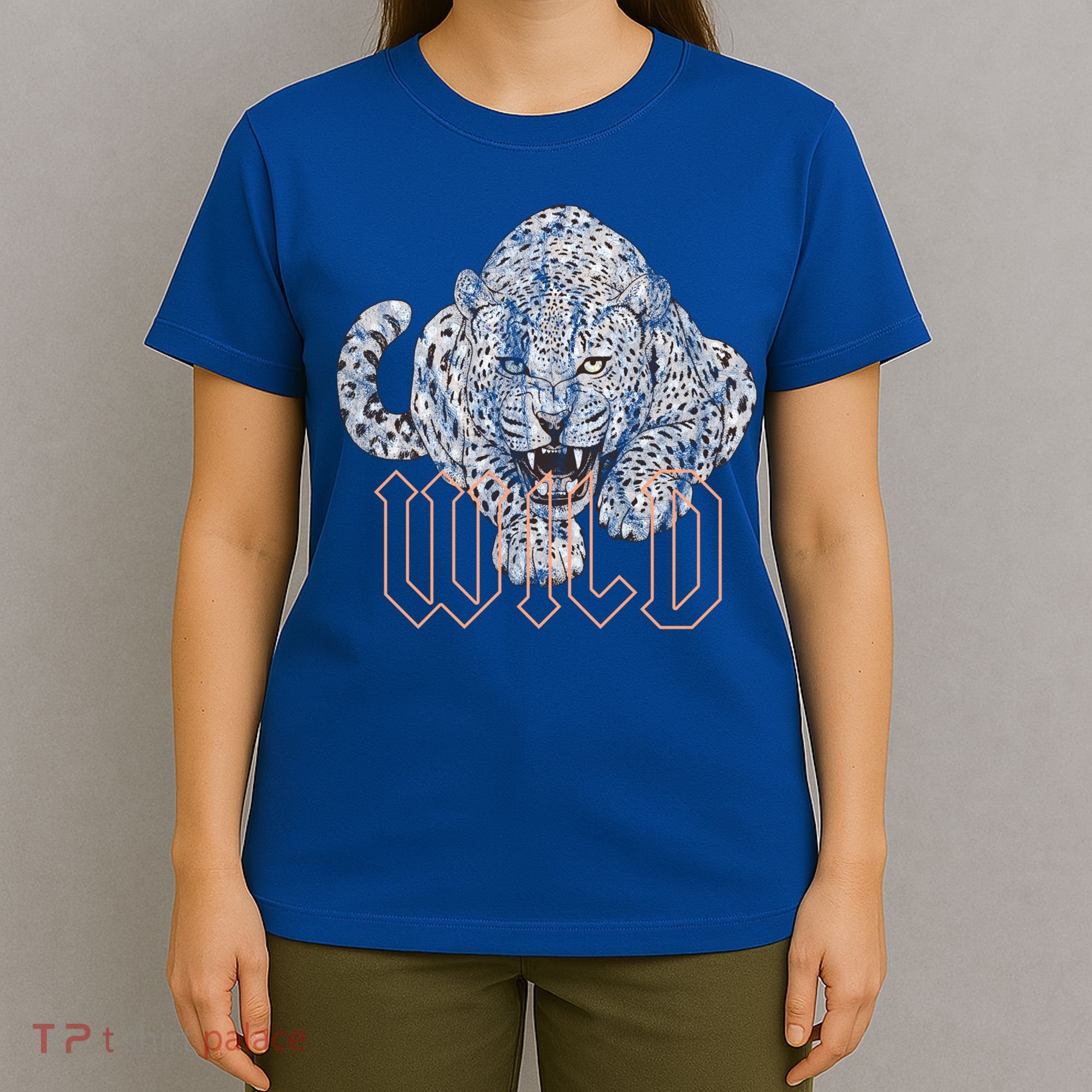 Wild Jaguar Leopard Cheetah Print Graphic Gift T-Shirt