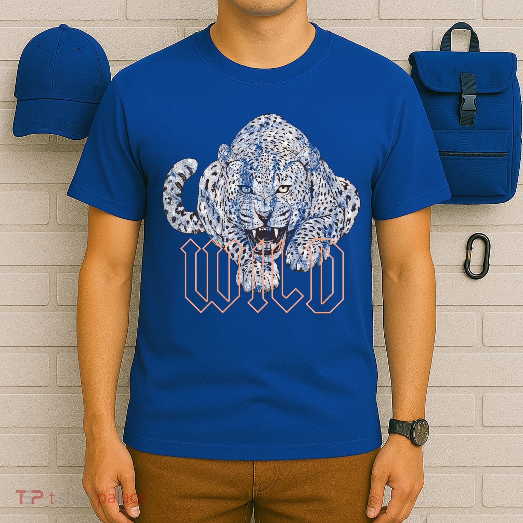 Wild Jaguar Leopard Cheetah Print Graphic Gift T-Shirt