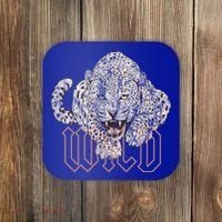 Wild Jaguar Leopard Cheetah Print Graphic Gift Coaster thumb 0