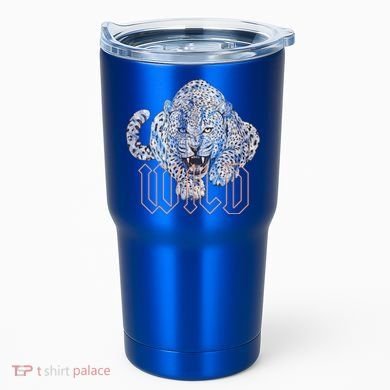 Wild Jaguar Leopard Cheetah Print Graphic Gift Tumbler