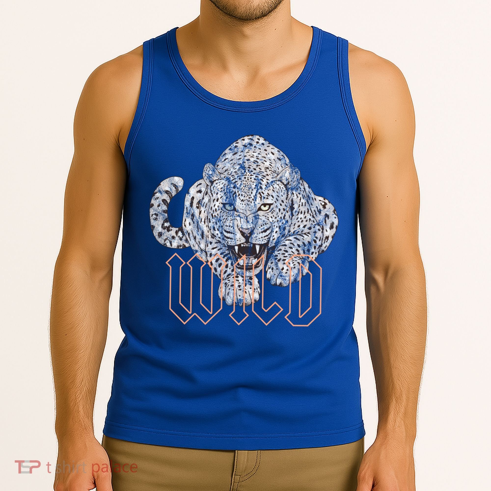 Wild Jaguar Leopard Cheetah Print Graphic Gift Tank Top