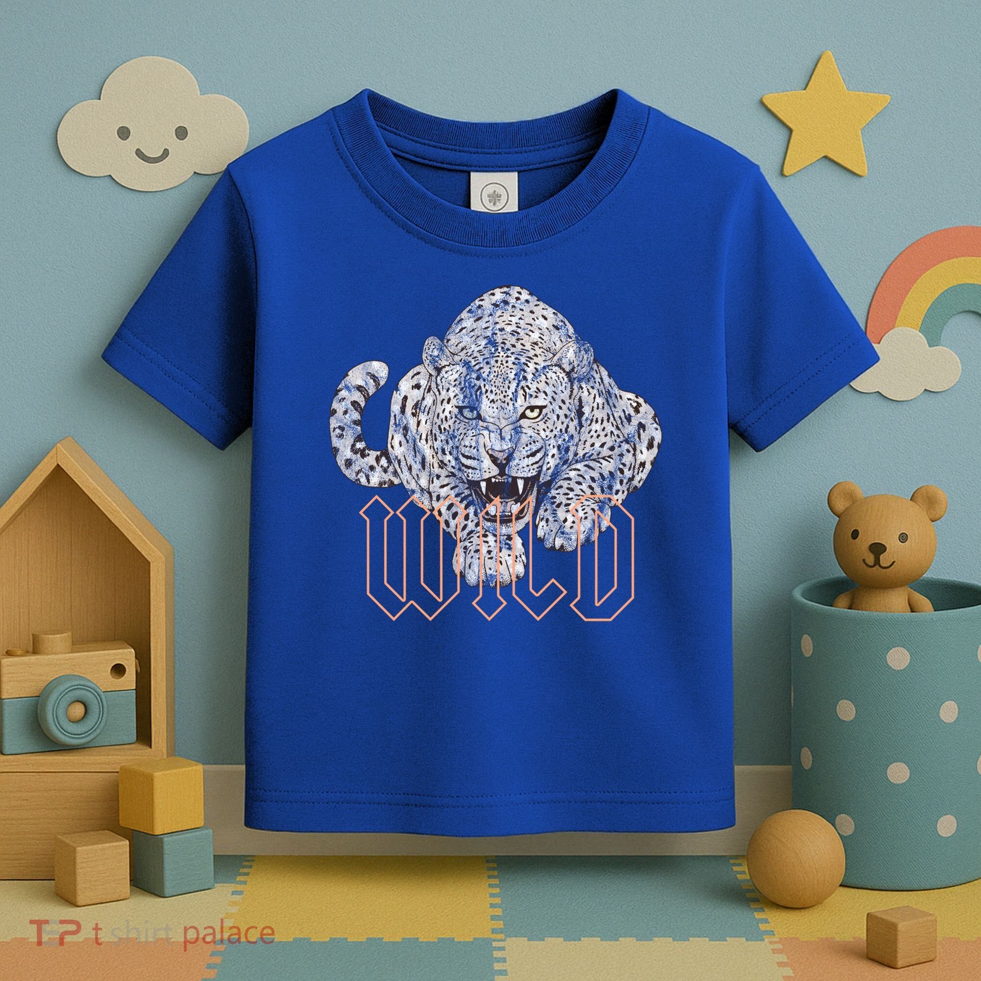 Wild Jaguar Leopard Cheetah Print Graphic Gift Toddler T-Shirt