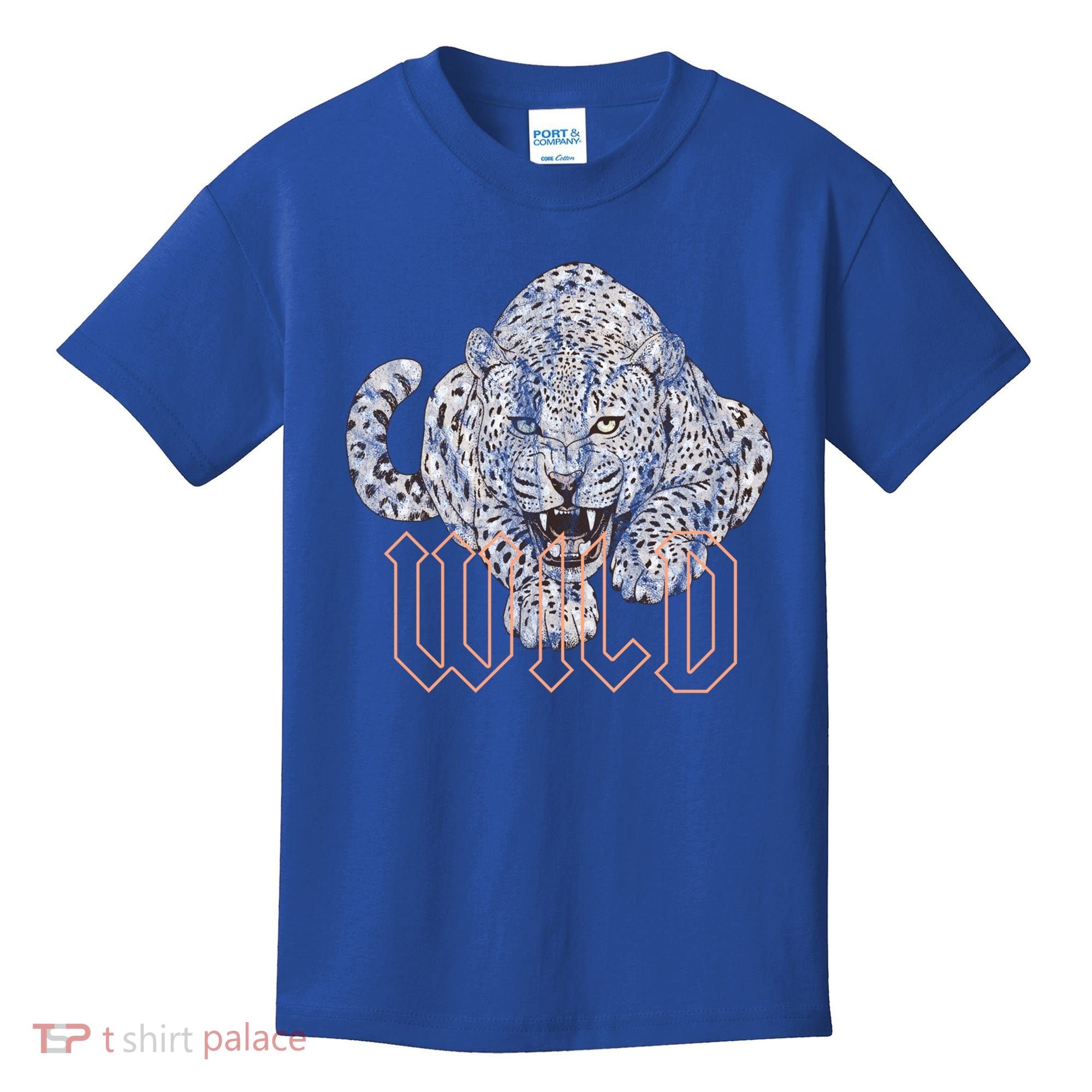 Wild Jaguar Leopard Cheetah Print Graphic Gift Kids T-Shirt
