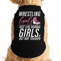 Wrestling Just Like Normal But Way Tougher Gift Doggie Tank thumb 0
