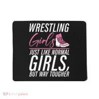 Wrestling Just Like Normal But Way Tougher Gift Mousepad thumb 0