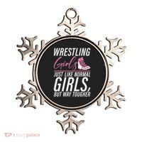 Wrestling Just Like Normal But Way Tougher Gift Ornament thumb 0