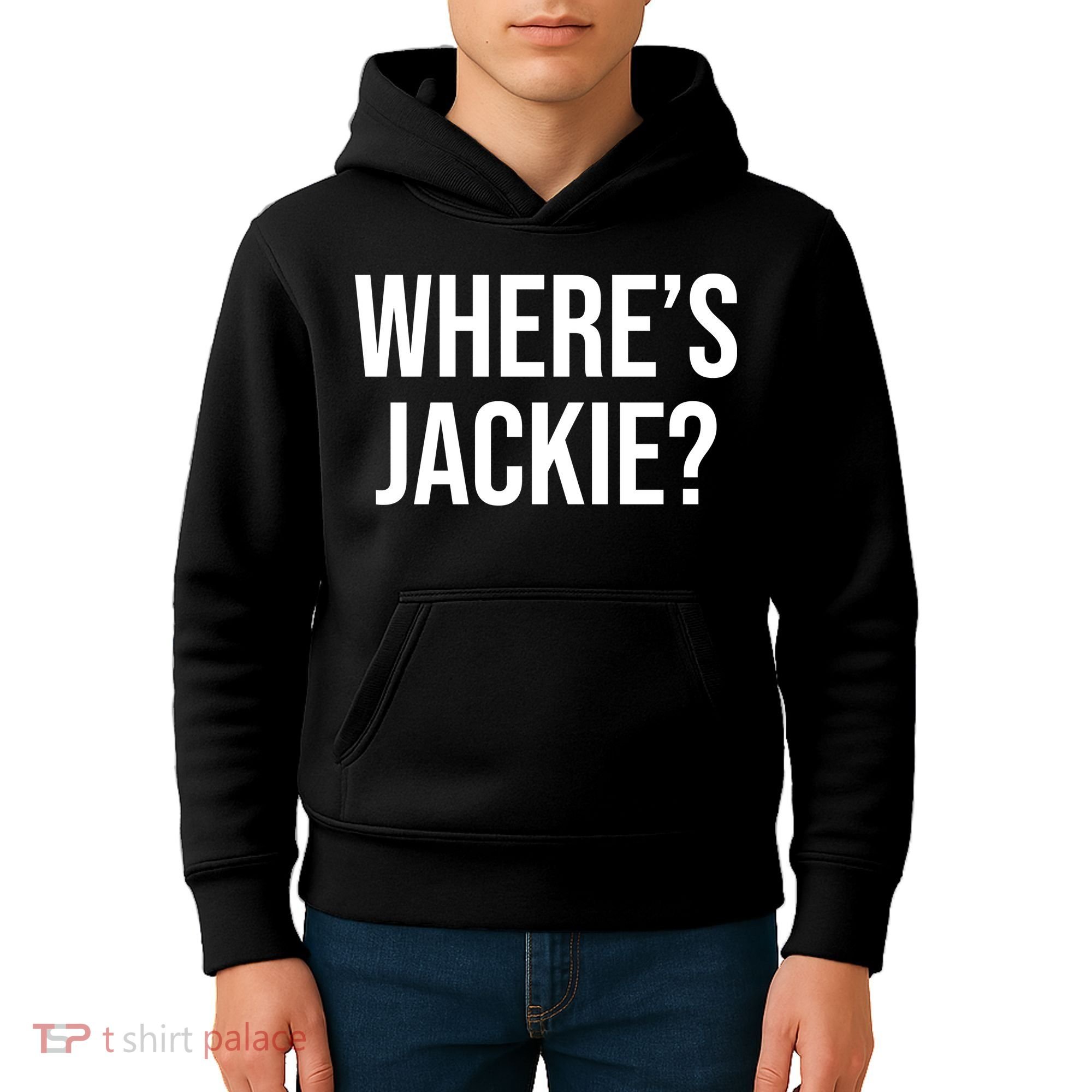 Where's Jackie Meme Kids Hoodie