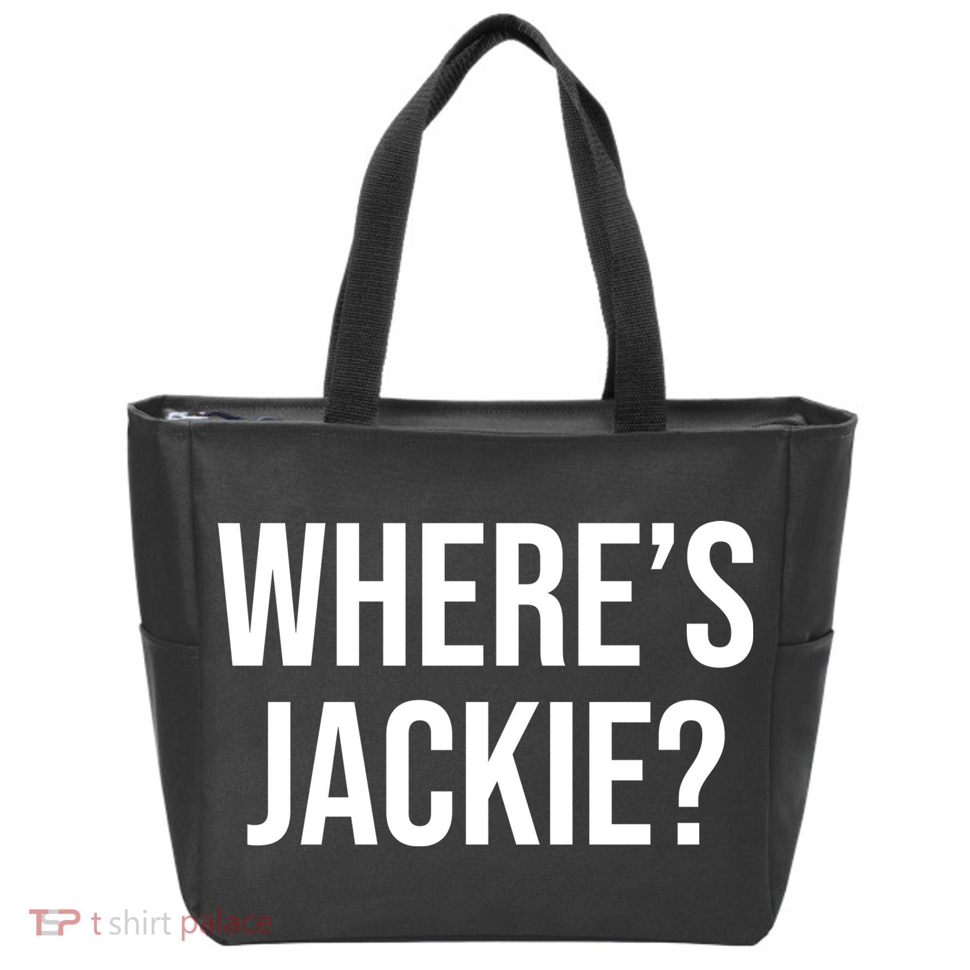 Where's Jackie Meme Tote Bag