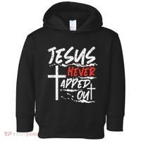 Wrestling Jesus Never Tapped Out Christian Wrestle Toddler Hoodie thumb 0