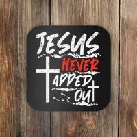 Wrestling Jesus Never Tapped Out Christian Wrestle Coaster thumb 0