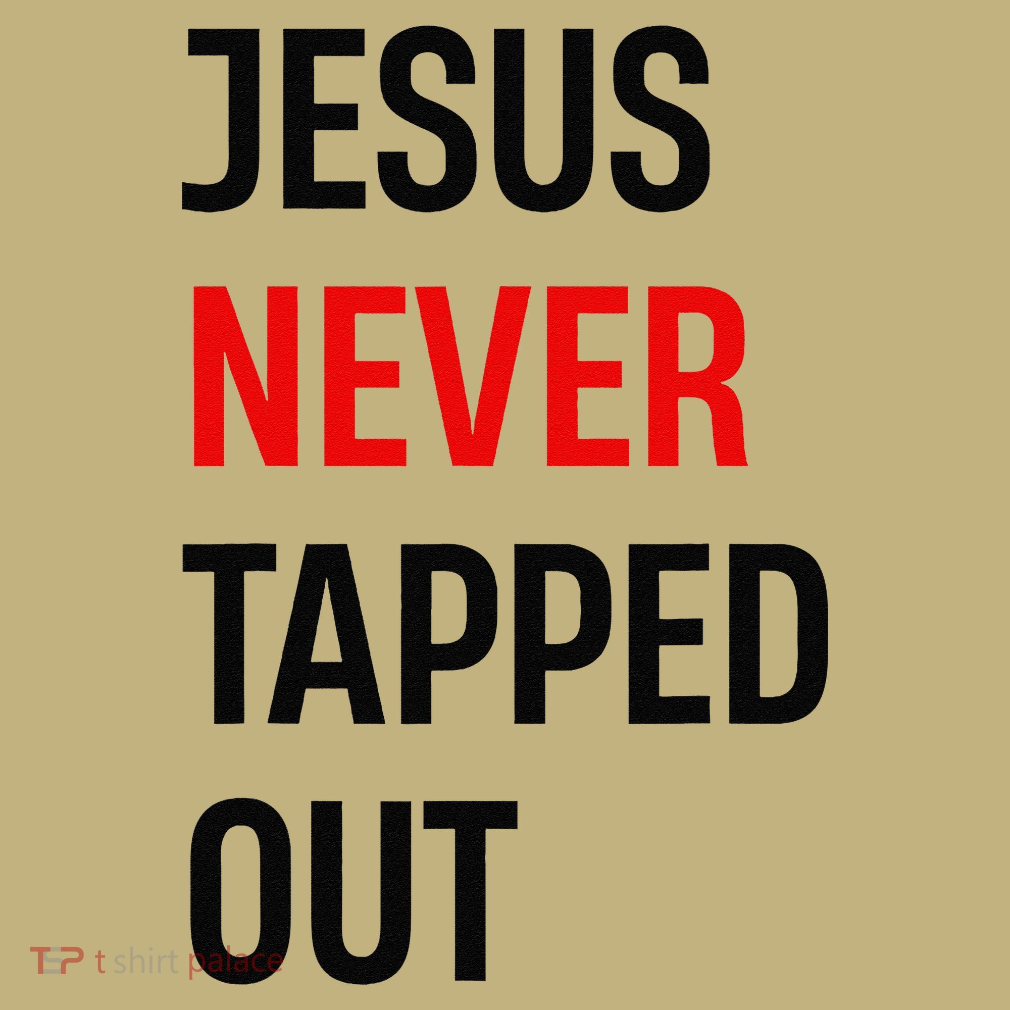 Wrestling Jesus Never Tapped Out Christian Wrestle Long Sleeve Shirt