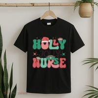 Wolly Jolly Nurse Holiday Graphic T-Shirt thumb 2