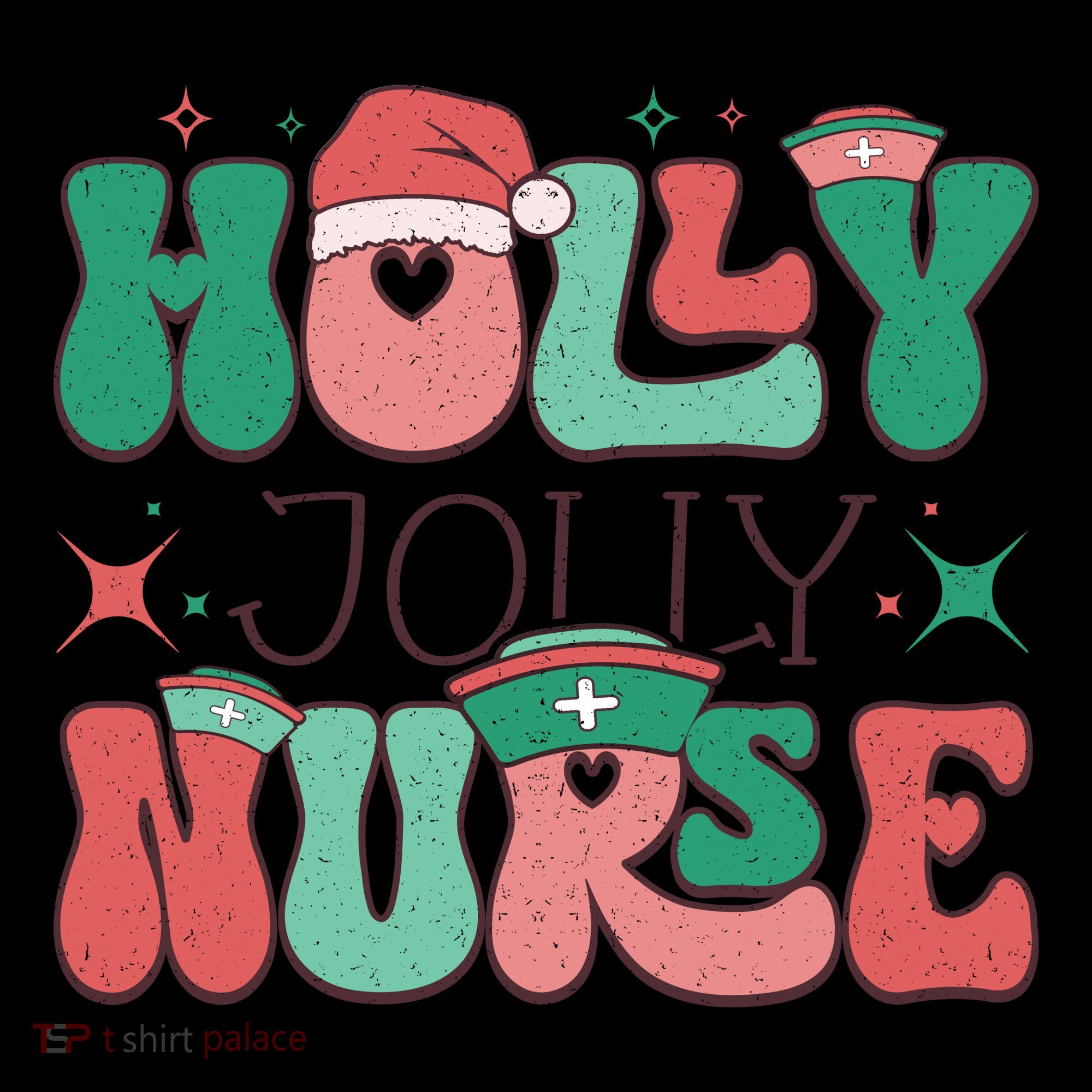 Wolly Jolly Nurse Holiday Graphic Coffee Mug