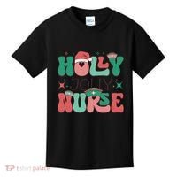 Wolly Jolly Nurse Holiday Graphic Kids T-Shirt thumb 0