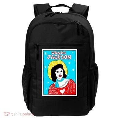 Wanda Jackson Rockabilly Folk Art Backpack