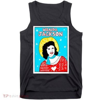 Wanda Jackson Rockabilly Folk Art Tank Top