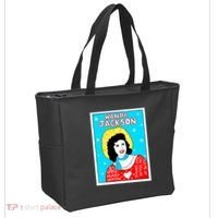 Wanda Jackson Rockabilly Folk Art Tote Bag thumb 2