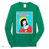 Wanda Jackson Rockabilly Folk Art Long Sleeve Shirt thumb 0