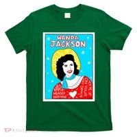 Wanda Jackson Rockabilly Folk Art T-Shirt thumb 0